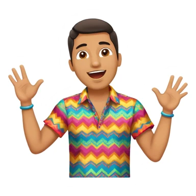 Happy Rock Pop Latino Music Male Singer in his 30s sticker