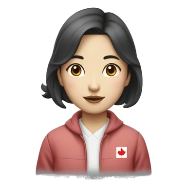 mid 20’s Korean girl in Toronto sticker
