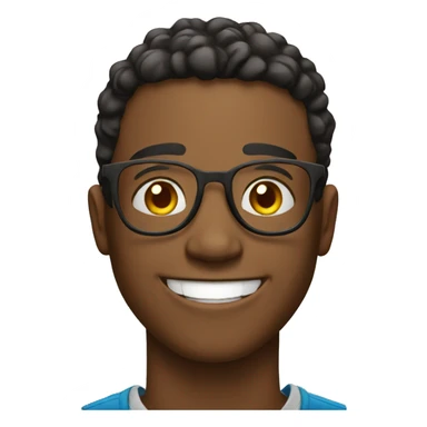 Happy college student sticker