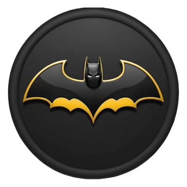 batman logo sticker