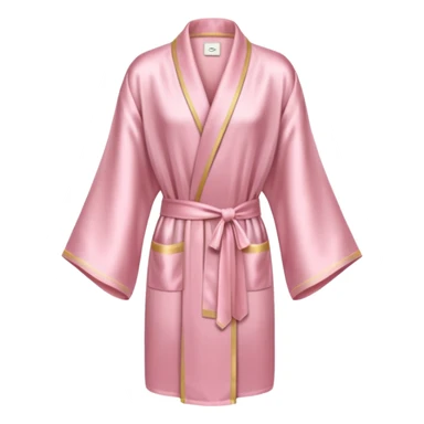 light pink silk robe sticker