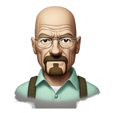 Walter White from Breaking Bad sticker