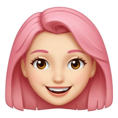 Smile blush flirt sticker