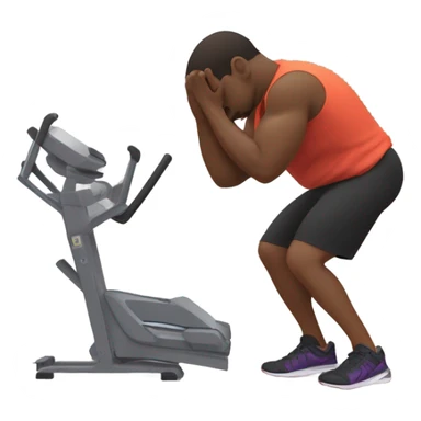 collapsing gym member sticker