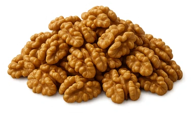 montagna di noci sbucciate, iperrealistici 4k sticker