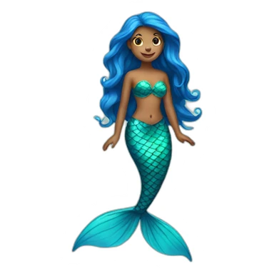 twemoji mermaid sticker