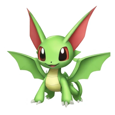 Cool Edgy Cute Chibi Legendary Shiny Fakemon-Pokémon-Genesect-Flygon With Full Body Detailed High Quality sticker