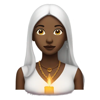 Woman who is spiritual and make a witch ritual  sticker