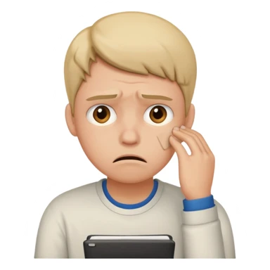 struggling with exams sticker