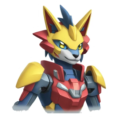 Zeraora-Zoroark-medabot-Mecha sticker