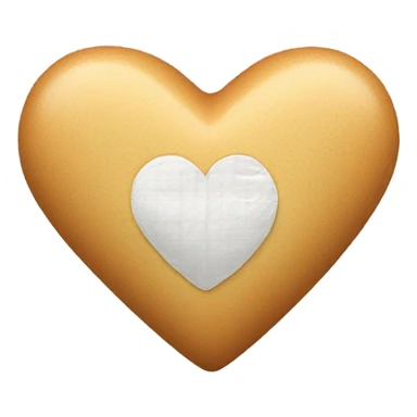 Heart with bandaid on it  sticker