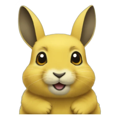 pika-animal-no-spots sticker