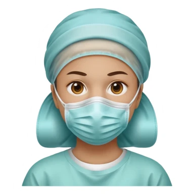 The face of surgical preparation sticker