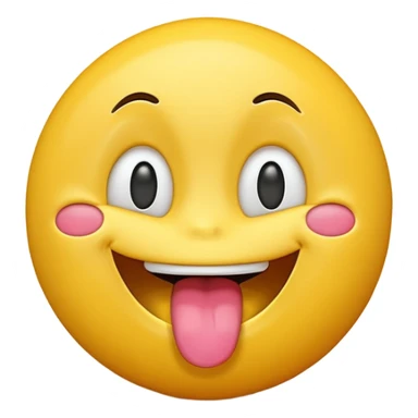 Hungry emoji 3D Facebook sticker