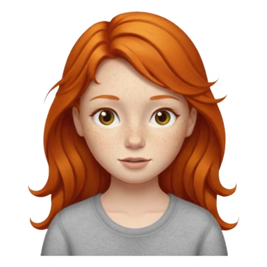 Ginger girl sticker