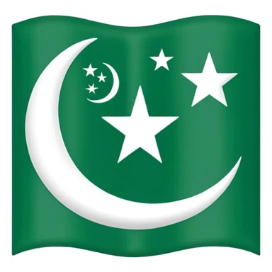 Azad Kashmir flag sticker