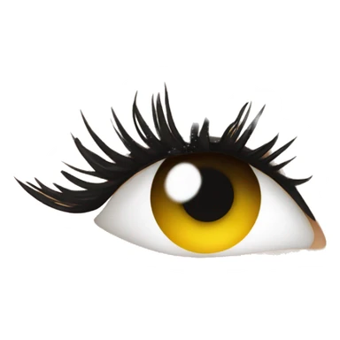 Eyelash extensions  sticker