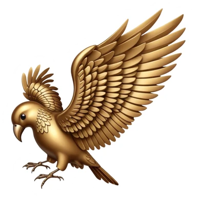 artificial ancient bird wings  sticker