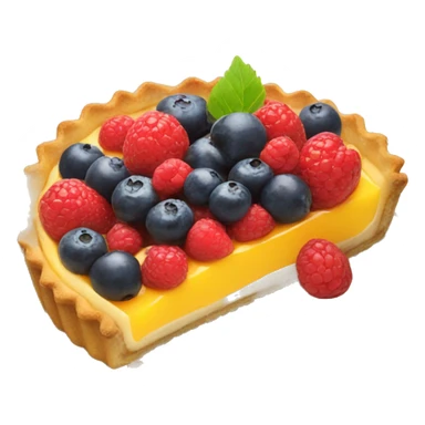 Fruit tart sticker