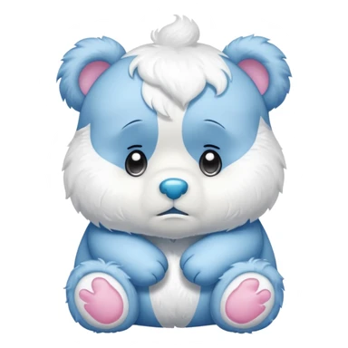 Care bear sad  sticker