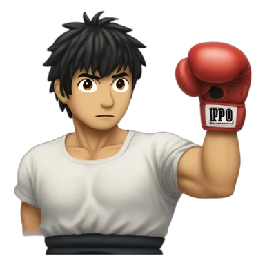 ippo makunouchi boxing position sticker