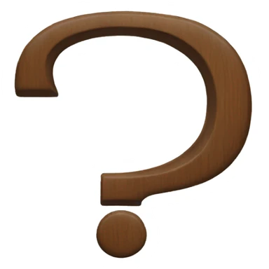 question mark as "Comming soon" sticker