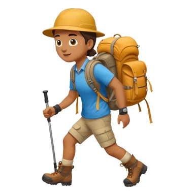 hiking sticker