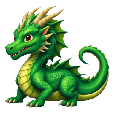 long hair dragon sticker