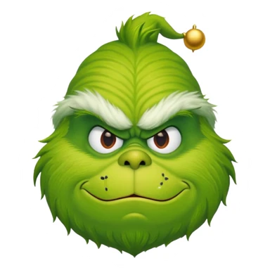 Christmas grinch sticker