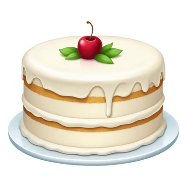 vanilla bean cake sticker