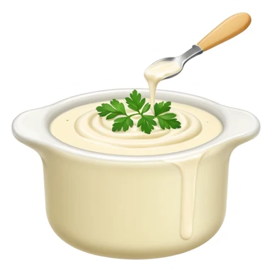 cream cheese dipping sauce with chopped coriander sticker