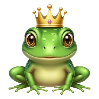 Princess frog sticker