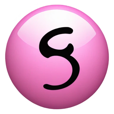 pink 8ball sticker