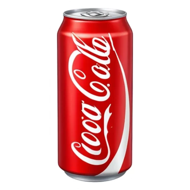 classic red Coca Cola can sticker