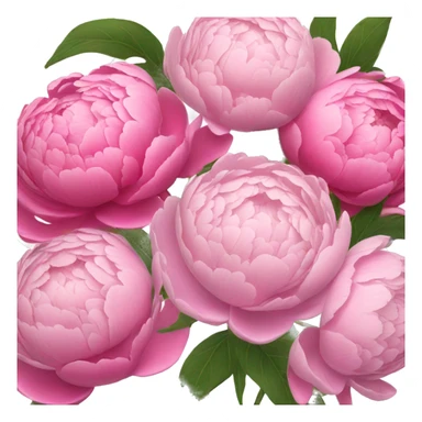 bouquet of peonies sticker