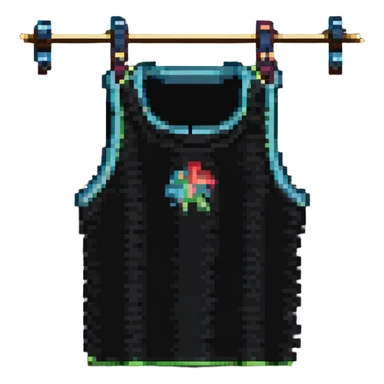 string sleeveless shirt sticker