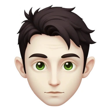 Mid thirties shadow male fae sticker