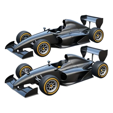 Formula car spoiler sticker