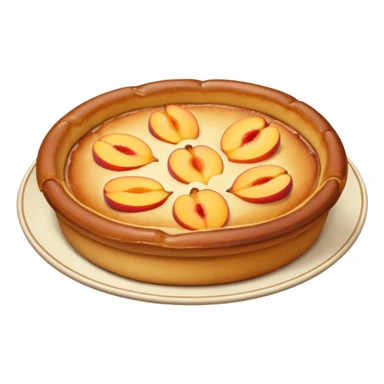 peach dutch baby sticker