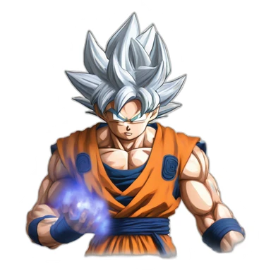 son goku in ultra instinct sticker