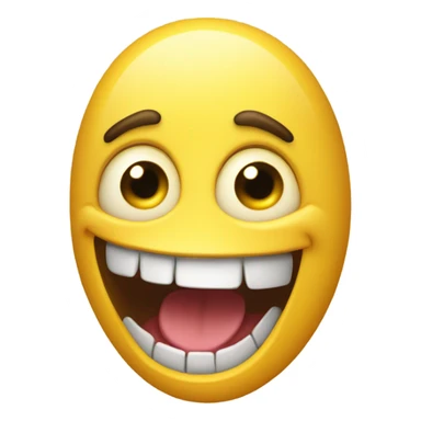 Emoji biting lip sticker