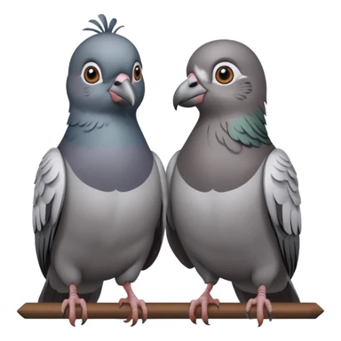 Pigeon’s parents sticker