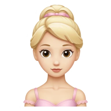  blonde ballerina sticker