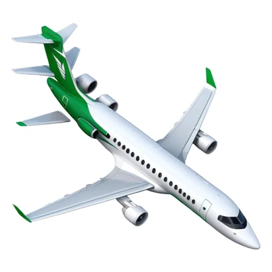 Embraer E-Jet - Embraer (Model Year: 2021) (Iconic colour: Green with white) sticker