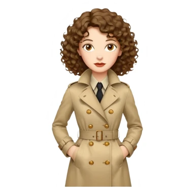 Dalgalı-kıvırcık arası saçlı, hafif perçemli; kehribar gözlü, küçük kalkık burunlu ve dolgun dudaklı. Oval yüzlü, çıkık elmacık kemikli. Omuzları geniş, beli ince, kalçası dolgun. Old money tarzında, trençkot ve kumaş pantolon seven, dikkat çekici bir kadın. sticker