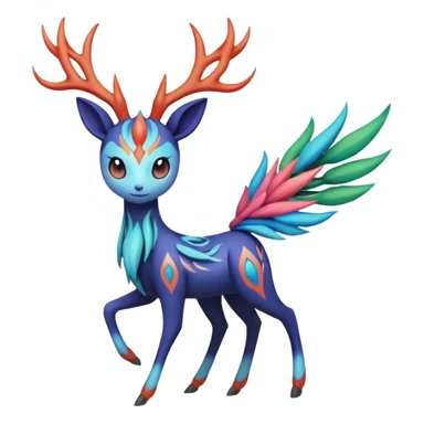 Meloetta-Xerneas-Pokémon-Fakémon-creature sticker