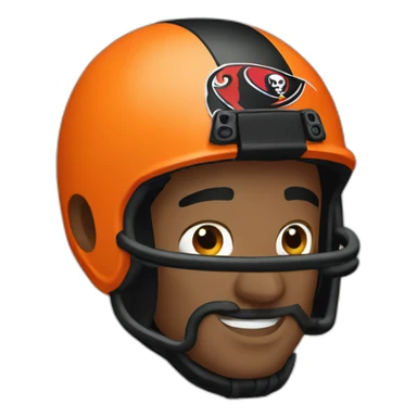 Bucs-orange sticker