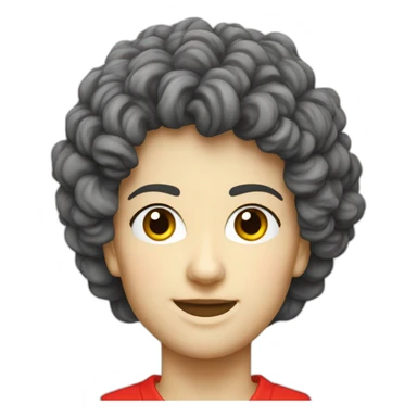 Renault 5 phase 2 rouge sticker