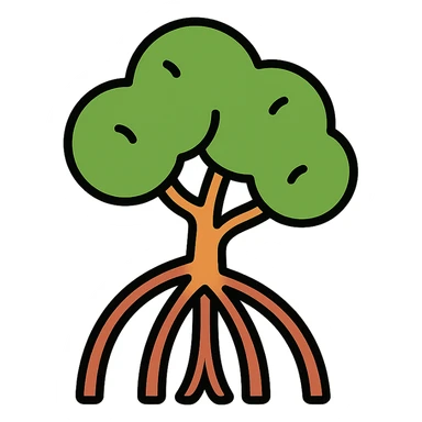 mangrove tree sticker