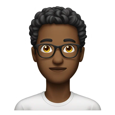 Man, 25 years old, glasses sticker